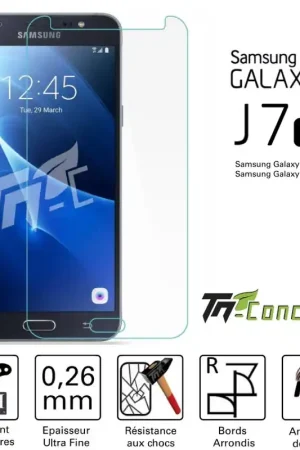 Meilleur Choix Samsung Galaxy J7 (2016) - Vitre de Protection Standard Premium - TM-Concept® - Verre trempé