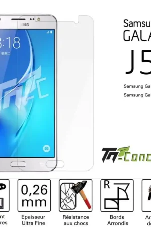 Samsung Galaxy J5 (2016) - Vitre de Protection Standard Premium - TM-Concept® - Verre trempé Affaire À Saisir