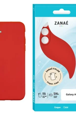 Vente Directe Coque Zanae Color pour Galaxy A15 Rouge