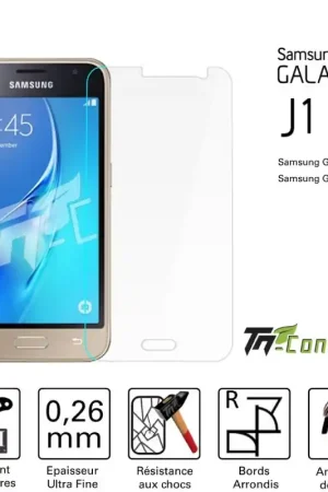 Samsung Galaxy J1 (2016) - Vitre de Protection Standard Premium - TM-Concept® - Verre trempé Top Vente