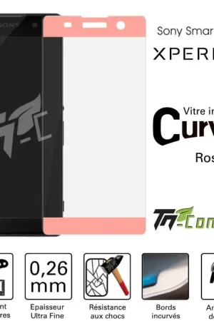Commander Vite Sony Xperia XA - Vitre de Protection Curved - TM-Concept® - Verre trempé
