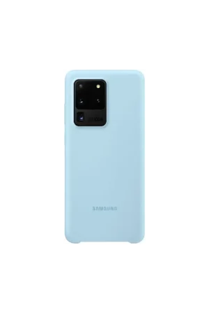 Coque Samsung S20 Ultra Silicone bleu Commander Maintenant