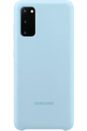 Coque Samsung G S20 Silicone Bleue Samsung Commander Vite