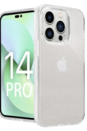 Remise ShieldCase Coque iPhone 14 Pro TPU Glitter (transparente)