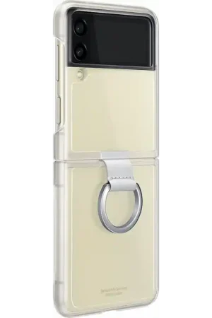 Offre Exclusive Coque Samsung Galaxy Z Flip 3 avec anneau Transparente Samsung