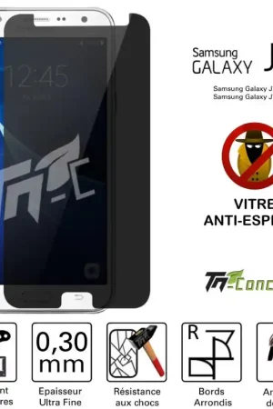 Petit Prix Samsung Galaxy J7 (2016) - Vitre de Protection Anti-Espions - TM-Concept® - Verre trempé