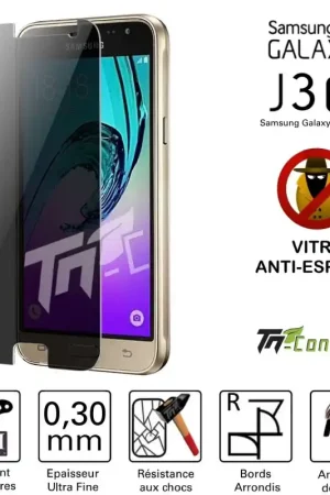 Samsung Galaxy J3 (2016) - Vitre de Protection Anti-Espions - TM-Concept® - Verre trempé Jusqu’à Épuisement Des Stocks