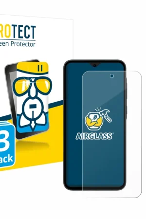 3 Pièces BROTECT AirGlass Protection d'écran en verre pour Samsung Galaxy A35 5G Satisfait Ou Remboursé