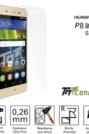 Huawei P8 Lite Smart - Vitre de Protection Standard Premium - TM-Concept® - Verre trempé Bon Marché