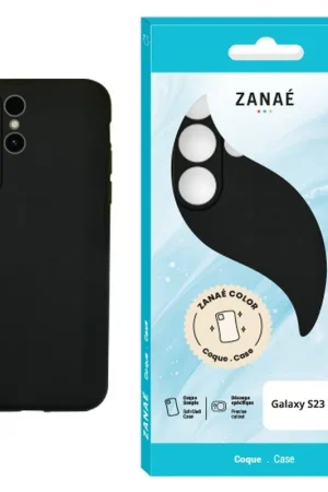 Vente Directe Coque Zanae Color pour Galaxy S23 Ultra Noir