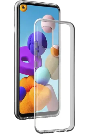 Coque Samsung G A21s Silisoft souple Transparente Bigben Nouveauté