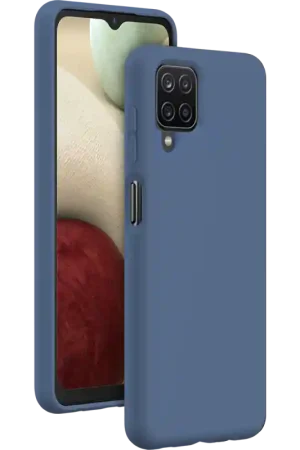 Coque Samsung G A12 Silicone SoftTouch Bleue Bigben Expédié Aujourd’hui