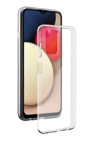 Coque Samsung Galaxy A02s Silisoft souple Transparente Bigben Certifié