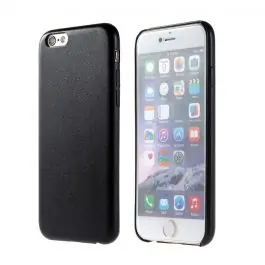 Coque Simili-cuir iPhone X / XS Noir Livraison Express