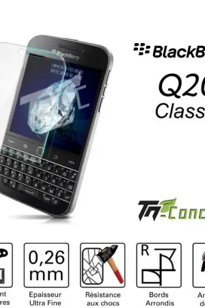 Blackberry Classic Q20 - Vitre de Protection Standard Premium - TM-Concept® - Verre trempé Promotion