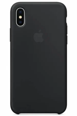 Affaire À Saisir APPLE Coque en silicone pour iPhone X - Noire
