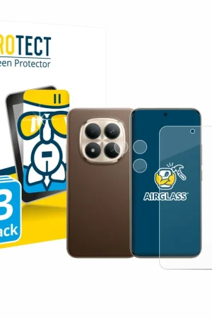 3 Pièces BROTECT AirGlass Protection d'écran en verre pour Xiaomi Redmi Note 15 Pro Plus 5G (Avant+Caméra) Dernière Chance