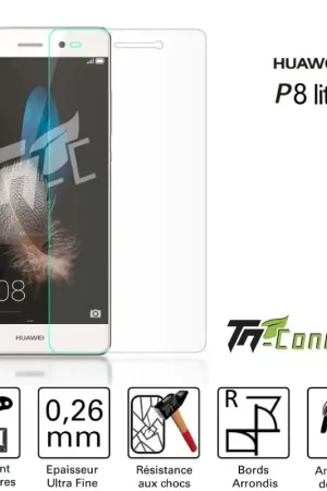 Quantité Limitée Huawei P8 Lite - Vitre de Protection Standard Premium - TM-Concept® - Verre trempé