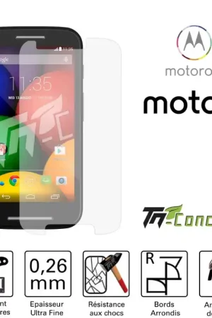 Commande En Gros Motorola Moto E - Vitre de Protection Standard Premium - TM-Concept® - Verre trempé