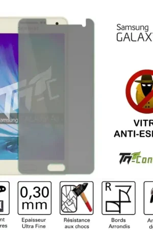 Samsung Galaxy A5 (2015) - Vitre de Protection Anti-Espions - TM-Concept® - Verre trempé Offre Exclusive