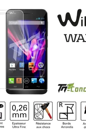 Wiko Wax - Vitre de Protection Standard Premium - TM-Concept® - Verre trempé Solde
