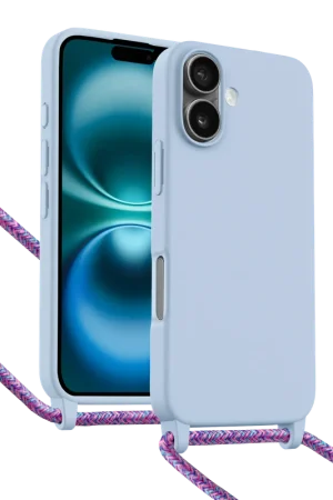 Achetez Aujourd’hui ShieldCase Coque iPhone 16 avec cordon pour téléphone (violet)