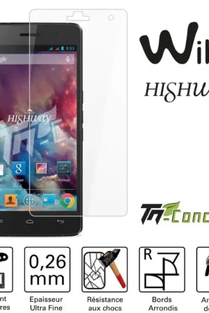 Wiko Highway - Vitre de Protection Standard Premium - TM-Concept® - Verre trempé Nouveauté