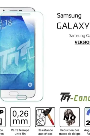 Acheter Direct Samsung Galaxy A8 (2015) - Vitre de Protection Standard Premium - TM-Concept® - Verre trempé