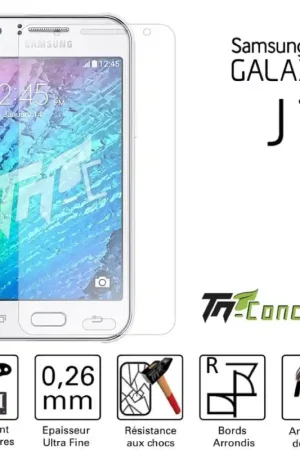 Marque Samsung Galaxy J7 (2015) - Vitre de Protection Standard Premium - TM-Concept® - Verre trempé