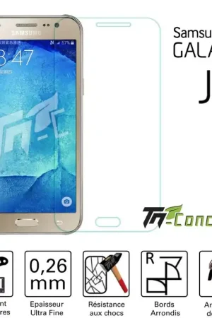 Samsung Galaxy J5 (2015) - Vitre de Protection Standard Premium - TM-Concept® - Verre trempé Populaire