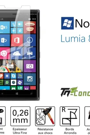 Solde Nokia Lumia 830 - Vitre de Protection Standard Premium - TM-Concept® - Verre trempé