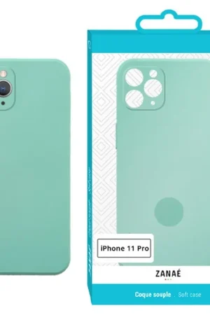 Prix Bas Coque Zanae Color pour iPhone 11 Pro Menthe