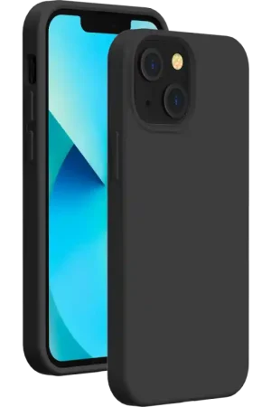 Coque iPhone 13 mini Silicone SoftTouch Noire Bigben Usine Directe