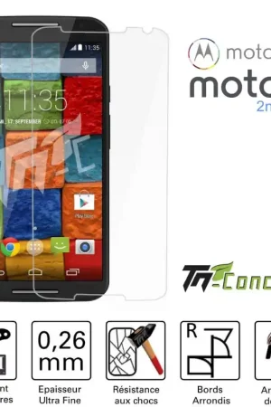 Motorola Moto X2 - Vitre de Protection Standard Premium - TM-Concept® - Verre trempé Livraison Gratuite