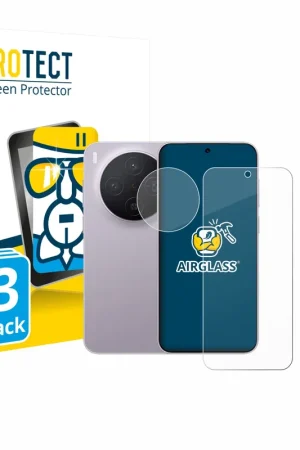3 Pièces BROTECT AirGlass Protection d'écran en verre pour Vivo X300 Pro (Avant+Caméra) Marque