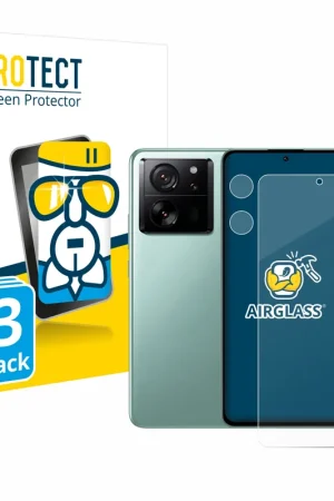 3 Pièces BROTECT AirGlass Protection d'écran en verre pour Xiaomi 13T Pro (Avant+Caméra) Usine Directe