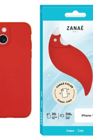Commander Vite Coque Zanae Color pour iPhone 15 - Rouge