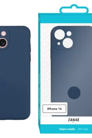Usine Directe Coque Zanae Color pour iPhone 15 Marine