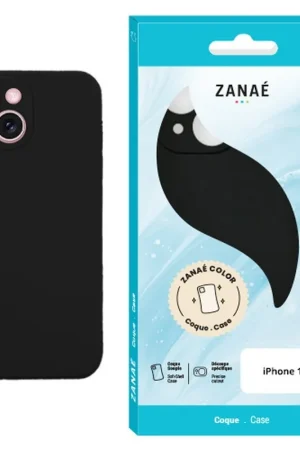 Produit De Marque Coque Zanae Color pour iPhone 15 Noir
