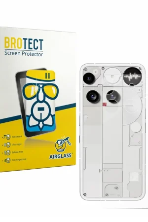 BROTECT AirGlass Protection d'écran en verre pour Nothing Phone (3) (Arrière) Quantité Limitée