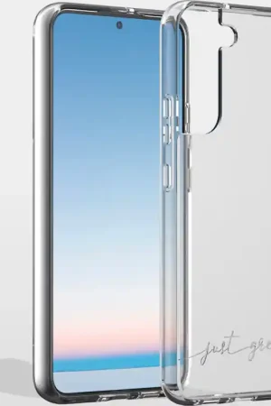 Coque Samsung G S22 plus 5G Transparente Just Green Prix Promo
