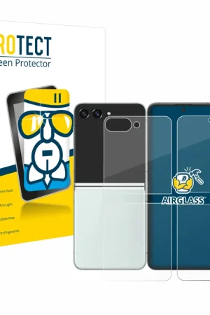 Livraison Express BROTECT AirGlass Protection d'écran en verre pour Samsung Galaxy Z Flip 5 (Avant+Arrière)