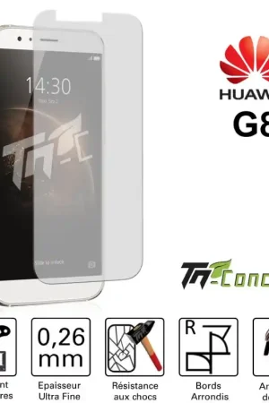 Huawei G8 - Vitre de Protection Standard Premium - TM-Concept® - Verre trempé Prix Choc