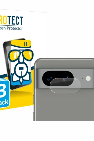 Meilleure Vente 3 Pièces BROTECT AirGlass Protection d'écran en verre pour Google Pixel 8 (Caméra UNIQUEMENT)
