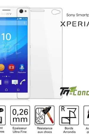 Livraison Express Sony Xperia C4 - Vitre de Protection Standard Premium - TM-Concept® - Verre trempé