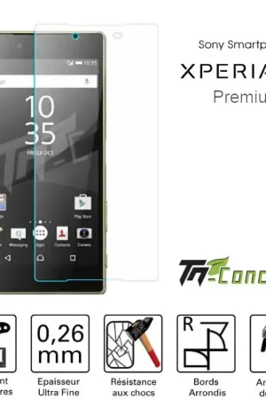 Prix Cassé Sony Xperia Z5 Premium - Vitre de Protection Standard Premium - TM-Concept® - Verre trempé