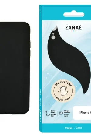 Solde Coque Zanae Color pour iPhone XR Noir