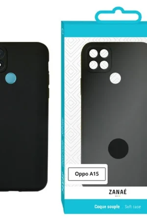 Acheter En Ligne Coque Zanae Color pour Oppo A15 Noir