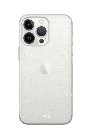 xoxo Wildhearts Coque iPhone 16 Pro TPU pailleté (transparente) Livraison Gratuite
