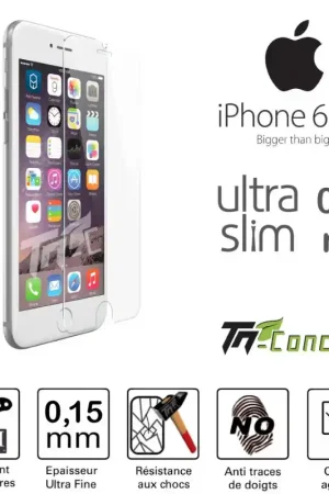 Seulement Aujourd’hui Apple iPhone 6 Plus / 6S Plus - Vitre de Protection Ultra Slim 0,15 mm - TM-Concept® - Verre trempé